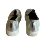 Skechers  Slip On Sneakers Size 6.5 Silver Blingy Pearl Comfort Silver Metallic Photo 2