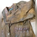 ๐ค Vintage Winlit Brown Genuine Leather Western Fringe Jacket | Size M ๐ค Size M Photo 2