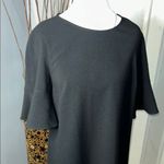 Madewell  Black A-line Mini Dress with Bell Sleeves Photo 1