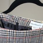 Harvé Benard Vintage Harve Bernard Sport 100% Wool Houndstooth Maxi Skirt Size 14 Photo 7