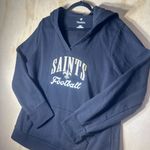 Fanatics New Orleans Saints V Neck Hoodie Size Large NFL Football Photo 1