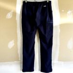 FIGS Yola Skinny Scrub Pants Drawstring Mid Rise 11 Pockets Medical Blue Small Photo 3