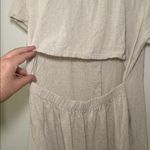 FORE Women's Beige Linen Button Photo 4