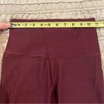 Lululemon  Zoned In Tight Leggings 27" Full Length Cassis Maroon 4 W5BBNS Workout Photo 8