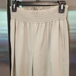 Trina Turk ππ Channel Islands Pant Oyster White Light Beige Neutral Small S NWT Photo 9