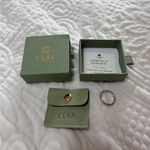 L’era Sterling Silver Diamond Sparkle Ring Size 7 Photo 2