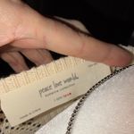 Peace Love World  Cream V-Neck Sweater Photo 6