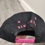 T & T Fashion Cap New York Black & Pink Flat Brim Cap Photo 2