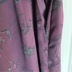 Pendleton  Dark Purple Floral Maxi Skirt Size 6 Petite vintage whimsigoth Photo 2