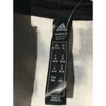 Adidas  Pullover Jacket Windbreaker Hood Black White Marble Women's Medium NWT Photo 2