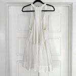 Anthropologie Daily Practice Spring Fling Racerback Mini Dress NWT, Ivory - Medium Photo 3