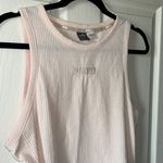 Puma  | baby pink ribbed sleeveless workout tank-top Size XL‎ Photo 1