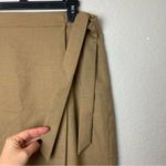 J.Crew  Classic Tan Women's Wrap Skirt with Tie Skirt Size 12 Photo 3