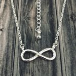 Silver Infinity Necklace Photo 1