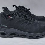 Larnmern Womens Steel Toe Safety Work Shoes Sneakers Size 7 Black Grunge Outdoor Photo 0