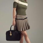 Anthropologie NWT | Pilcro Striped Short Sleeve Mock Neck Sweater | XXS Photo 4