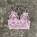 Francesca's Francesca’s Lace Lavender Bralette Photo 0