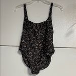 Stone Fox Swim  SPECKLE ONE PIECE BATHING SUIT MEDIUM Photo 1