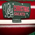 Ugly Christmas Sweater Pullover Knit Sweater Polar Bear Santa Size XXL Photo 2