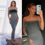 House Of CB  'Juliene' Eucalyptus‎ Maxi Dress NWOT strapless size XL Photo 0