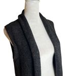 Aritzia Wilfred Long Line Open Front Sweater Cardigan Wool/Mohair Sz XS Dunkirk Gray Photo 14