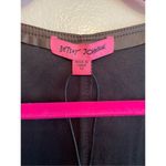 Betsey Johnson | Hook Front Faux Leather Mini Dress | size 12 Photo 7