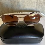 Coach HC7107 “Shiny Brown” 55mm Aviator Sunglasses Photo 4