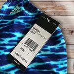 Adidas Nouveau Blue Tie Dye Sport Bra Sz L NWT Photo 4