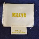 Anthropologie  Maeve Heppel Blue Ruched Midi Dress Size Small Photo 6