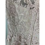 La Femme NWT  Light Blush Lace Embellished  Gown Formal Dress Mother of Bride Photo 14