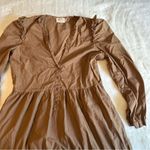 Nation Ltd Brown Tiered Dalia Victorian Dress Women's Size Small Photo 10