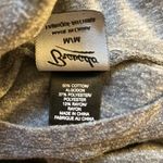 Bravado Rolling Stones Shirt Womens Medium Gray Floral Lips Tongue Muscle Tee Photo 6