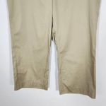 Liz Lange Maternity Cropped Wide Leg Khaki Pants NWT Size 16 Cropped Khaki Pants Photo 2