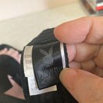 Playboy FINAL MARKDOWN Elegant Black and Pink tie neck Women's Bra 34D Photo 4