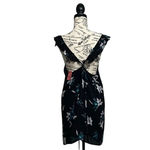 Vestique Womens Chasing Lillies Mini Dress Floral Classic Modest M Beach Summer Photo 3