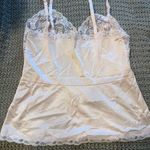 Elegant Lace Trim Satin Chemise vintage baby pink small Photo 3