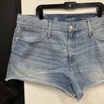 J Crew Light Wash Denim Cotton Relaxed Cut Off Shorts 35 Women’s Plus Size Blue Size undefined Photo 2
