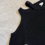 Garage cut out/cold shoulder black sweater size XS Photo 2