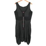 ADC Lagenlook Art to Wear Mixed Media 2 Pc Lantern Dress Jacket Set Black 12 14 Photo 6