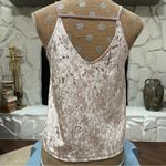 Double Zero Pink Velvet Top Photo 1