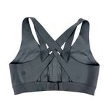 All In Motion Medium Support Dark Grey Sports Bra Strappy Back Size Small Photo 3