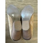 NWOT Patina Women Tan Suede Leather Ankle Booties Wood Heel Western Cowgirl 9.5 Photo 3