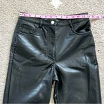Wilfred Aritzia The Melina Super High Rise Vegan Leather Pants in Black Size 4 Photo 6