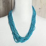 Fashion Statement Beaded Turquoise Necklace Photo 1