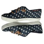 Sperry Top-Sider Shoes Women Blue/White Star Flag 4th July Sneaker Size 7M Photo 3