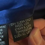 Ellen Tracy  Wool Angora Blend Blazer Jacket Bow Sleeve Blue Petite Size 12 12P Photo 8