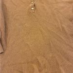 Free People  Brown Ribbed Sweater Set Photo 4