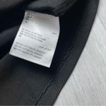 Black Cotton Puff Sleeve Top S Photo 2