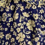 Current Air  Anthropologie Green Blue Floral Tiered Mini Skirt Womens Size Medium Photo 9