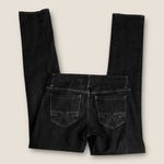 American Eagle  Low Rise Straight Leg Jeans Charcoal Black/Blue 6 Regular Photo 1